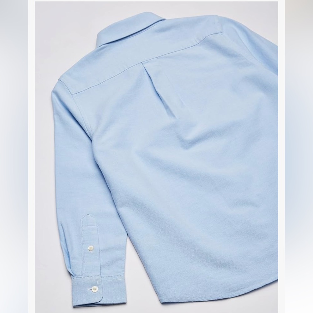 Vineyard Vines Boys Light Blue Oxford Button-Down Shirt - Picture 7 of 9